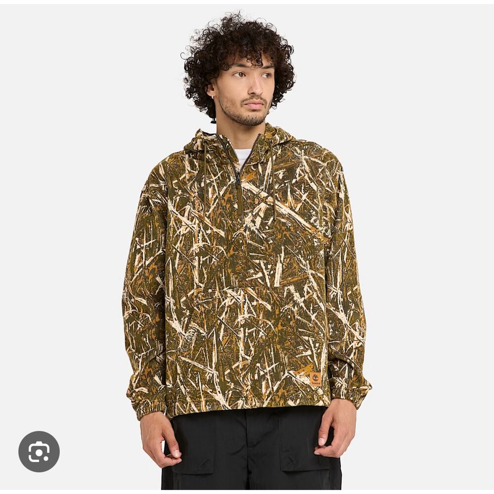 Timberland Men Corduroy Hoodie Jacket - Size: Small